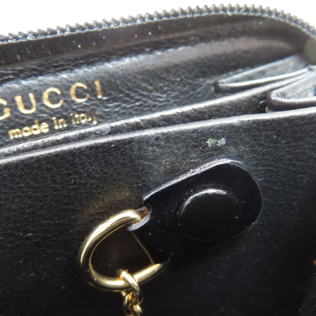 GUCCI 030・2888・1373・0 With key hook coin purse Leather Ladies [Used]