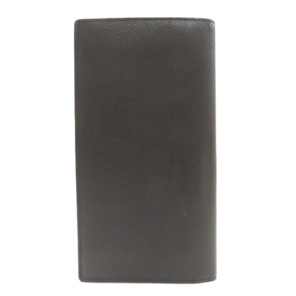 YVES SAINT LAURENT logo Long wallet (with coin pocket) Leather Ladies [Used]