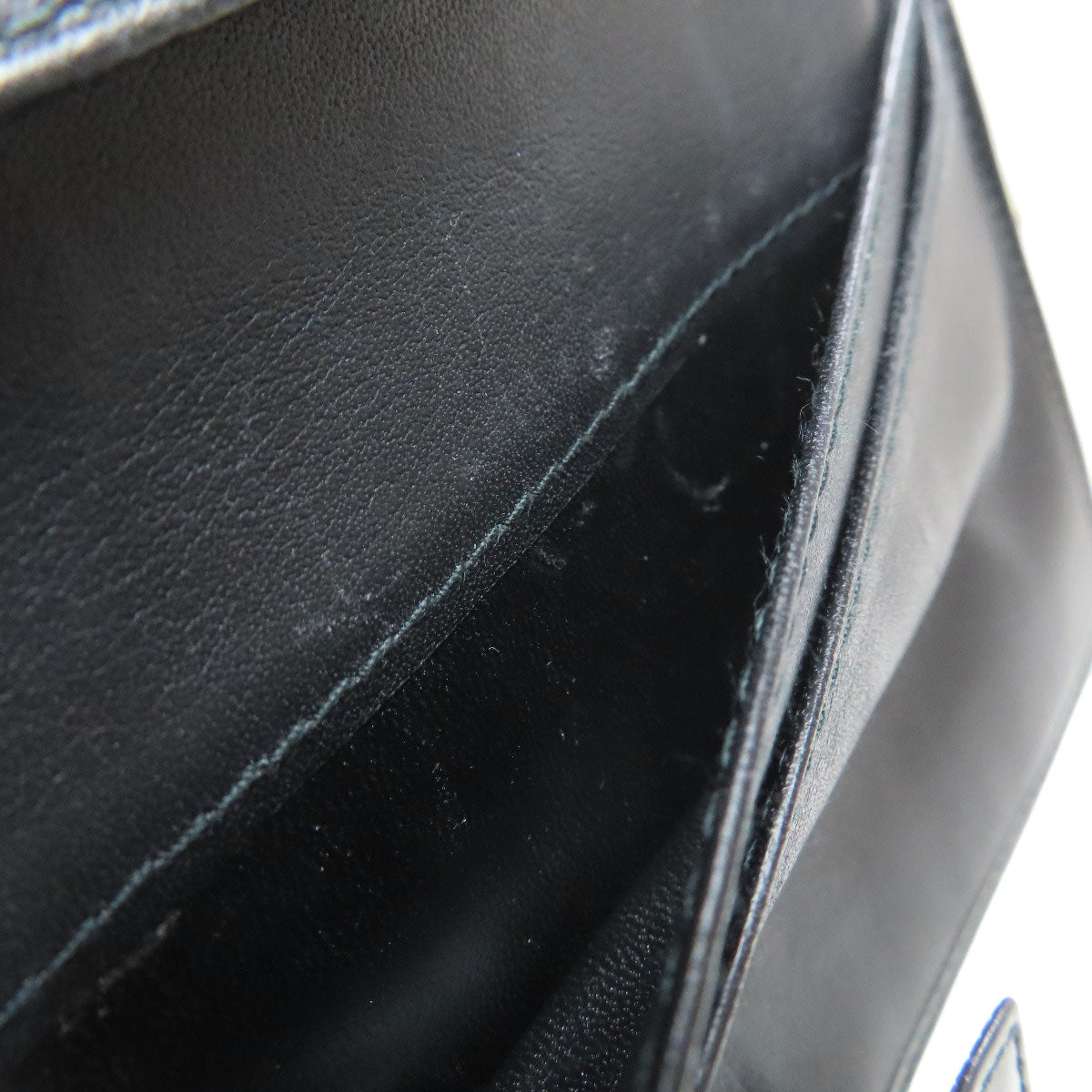 LOEWE logo Long wallet (with coin pocket) Leather Ladies [Used]