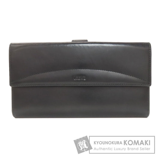 LOEWE logo Long wallet (with coin pocket) Leather Ladies [Used]