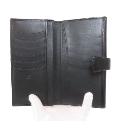 LOEWE logo Long wallet (with coin pocket) Leather Ladies [Used]