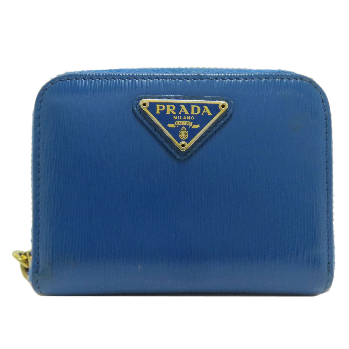 PRADA Logo Hardware coin purse Leather Ladies [Used]