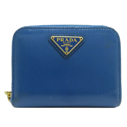 PRADA Logo Hardware coin purse Leather Ladies [Used]
