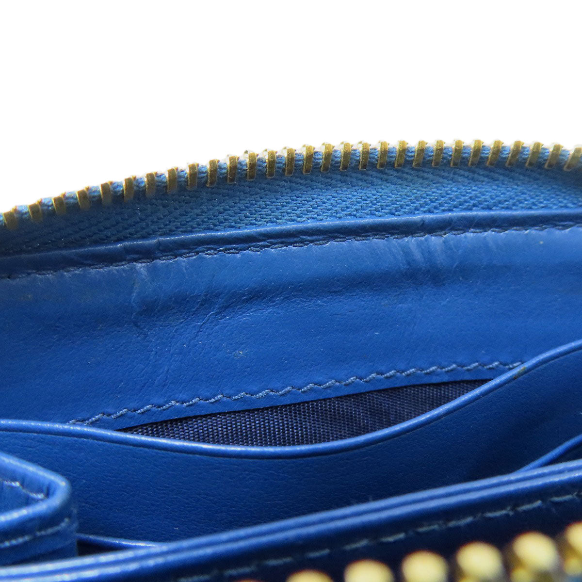 PRADA Logo Hardware coin purse Leather Ladies [Used]