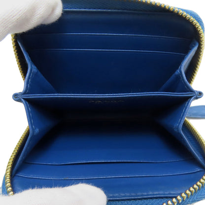 PRADA Logo Hardware coin purse Leather Ladies [Used]