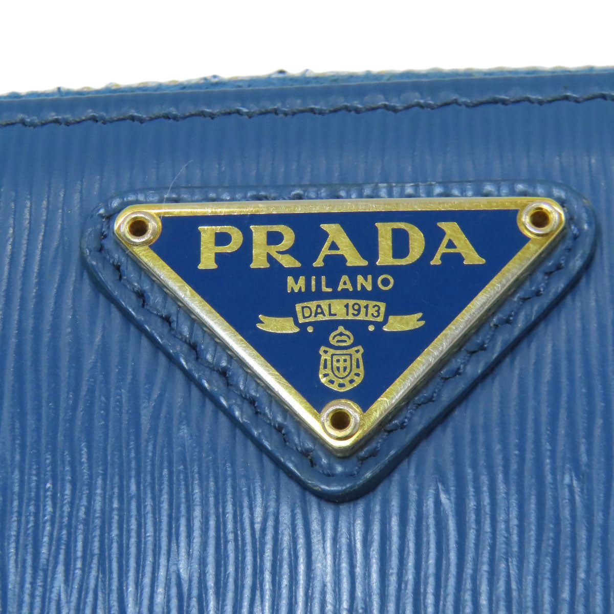 PRADA Logo Hardware coin purse Leather Ladies [Used]