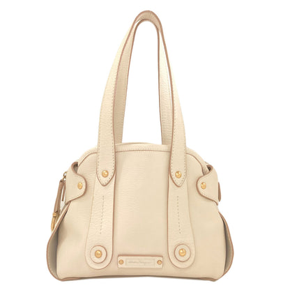 Salvatore Ferragamo logo Tote Bag Leather Ladies [Used]