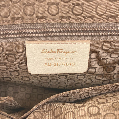 Salvatore Ferragamo logo Tote Bag Leather Ladies [Used]