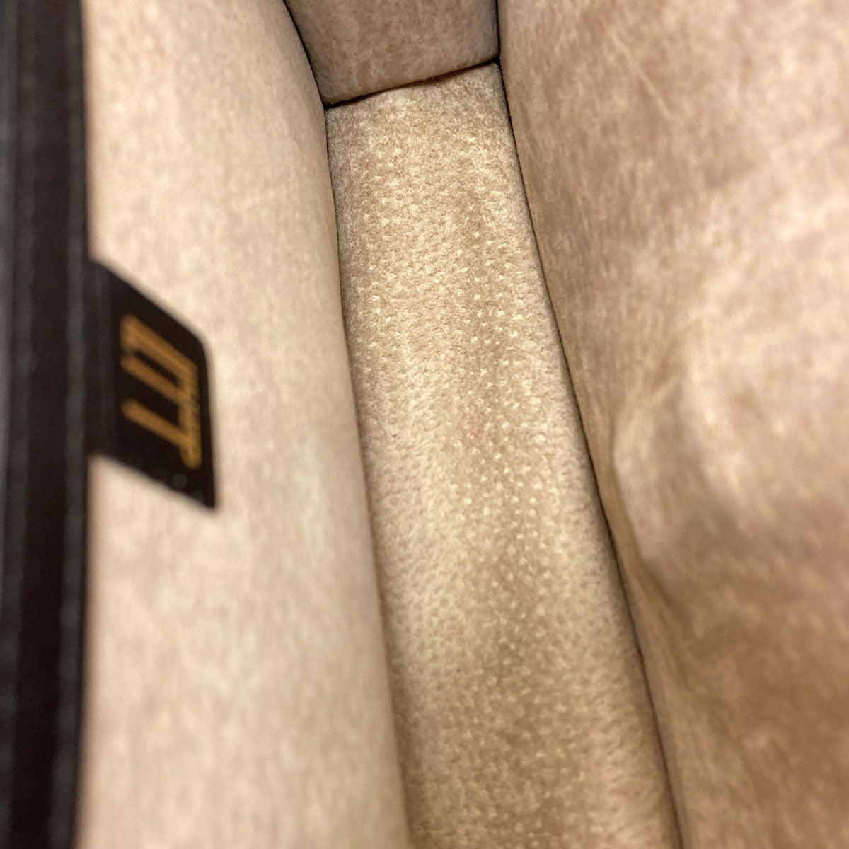 Dunhill logo business bag Leather mens [Used]