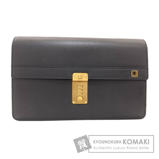 Dunhill logo business bag Leather mens [Used]