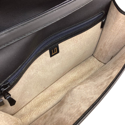 Dunhill logo business bag Leather mens [Used]