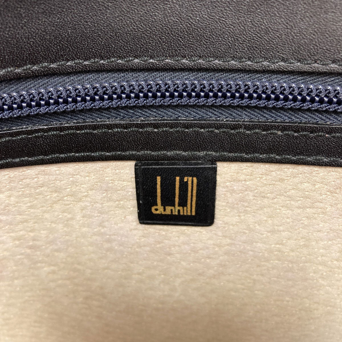 Dunhill logo business bag Leather mens [Used]