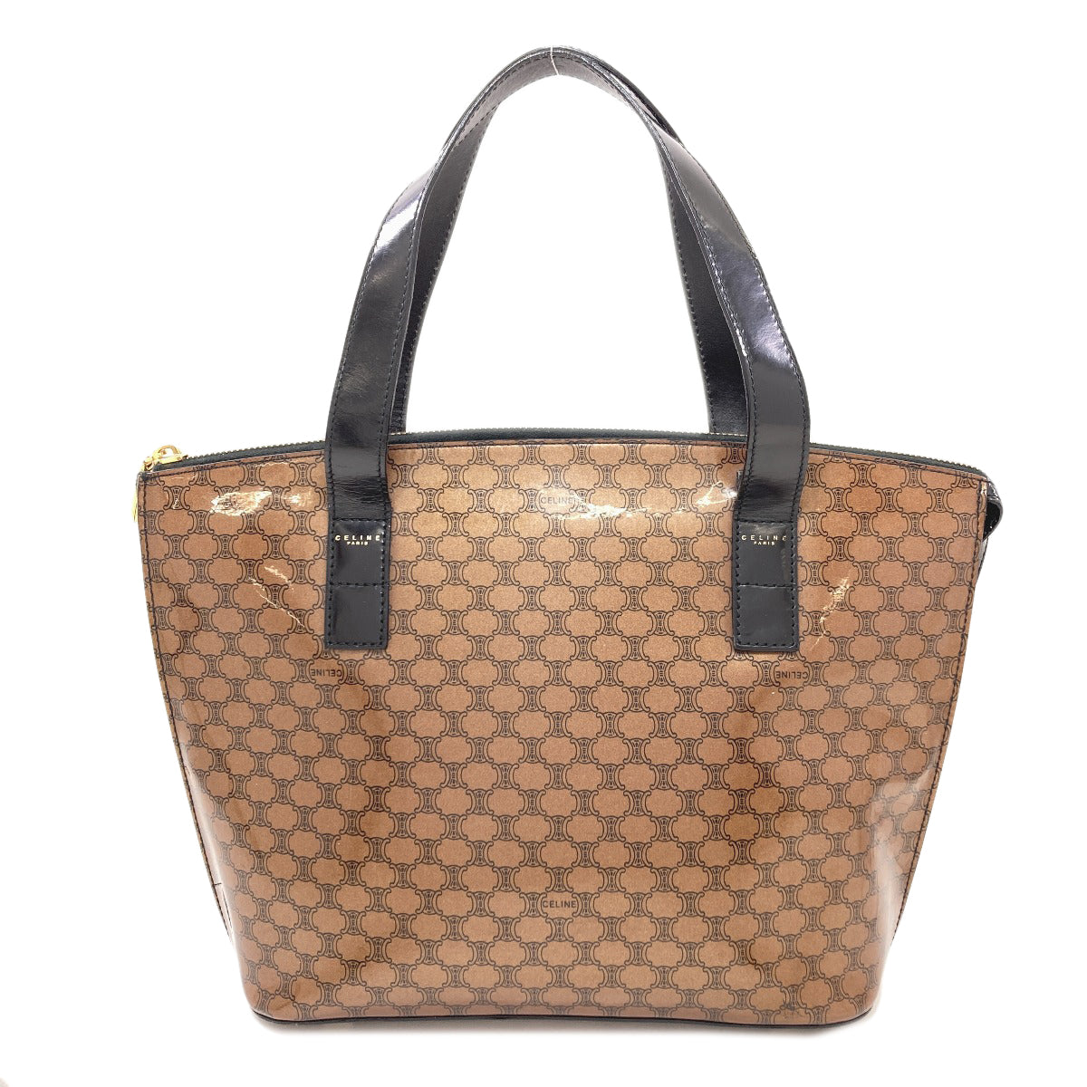 CELINE Macadam Tote Bag Enamel Ladies [Used]