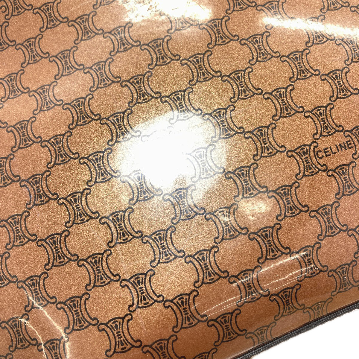 CELINE Macadam Tote Bag Enamel Ladies [Used]