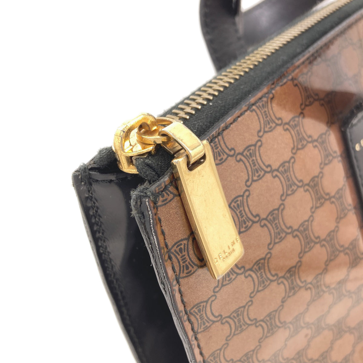CELINE Macadam Tote Bag Enamel Ladies [Used]