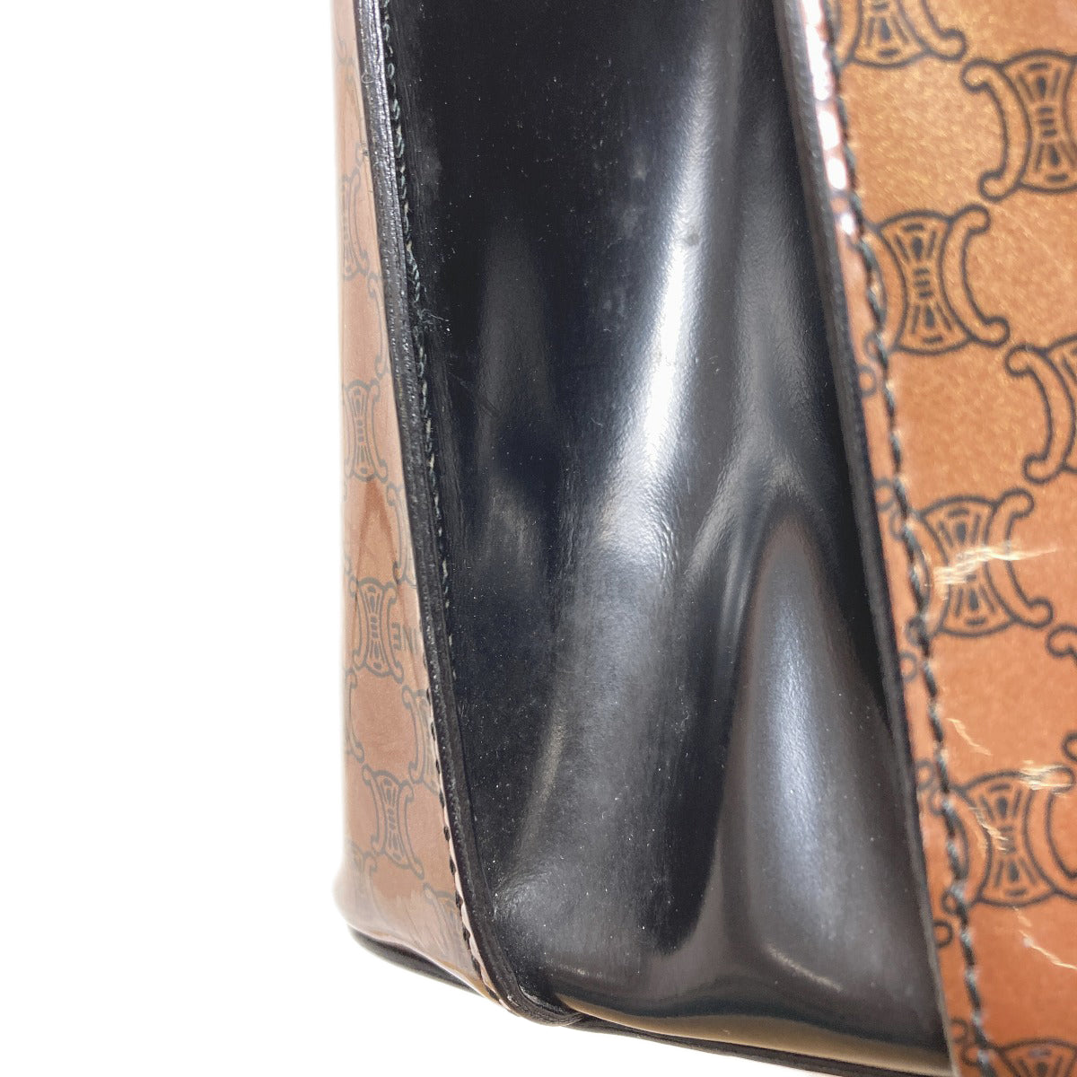 CELINE Macadam Tote Bag Enamel Ladies [Used]