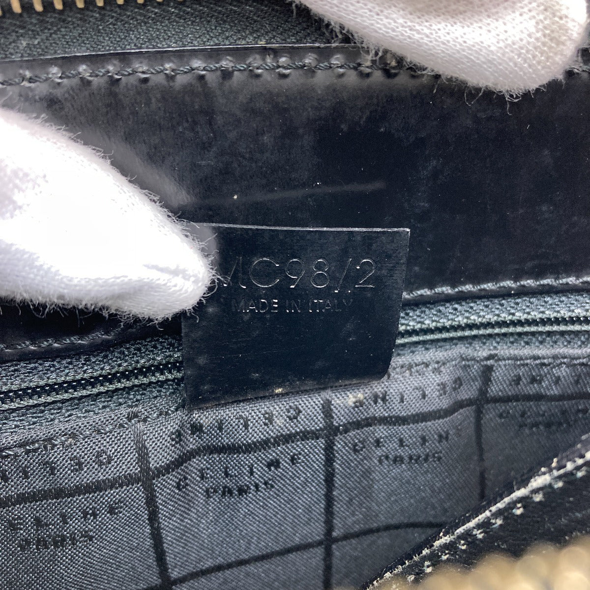 CELINE Macadam Tote Bag Enamel Ladies [Used]