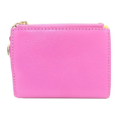 BVLGARI B-zero1 charm Bifold Wallet with Coin Pocket Leather Ladies [Used]
