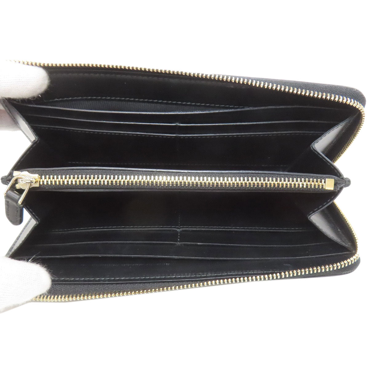 BVLGARI Logo B-zero1 Long wallet (with coin pocket) Leather Ladies [Used]