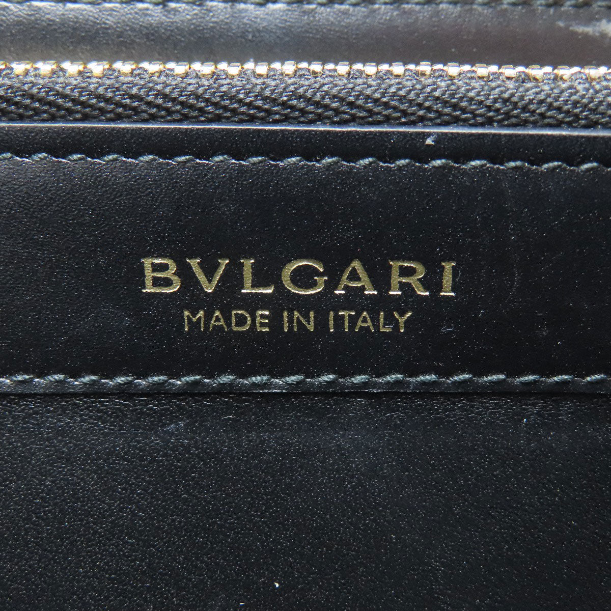BVLGARI Logo B-zero1 Long wallet (with coin pocket) Leather Ladies [Used]