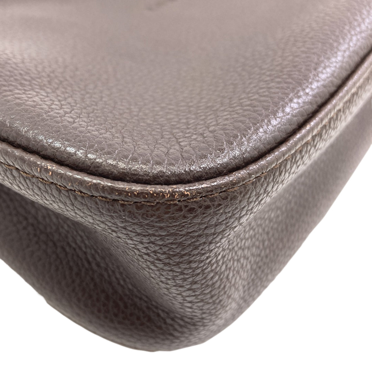 Longchamp logo Shoulder Bag Leather Ladies [Used]