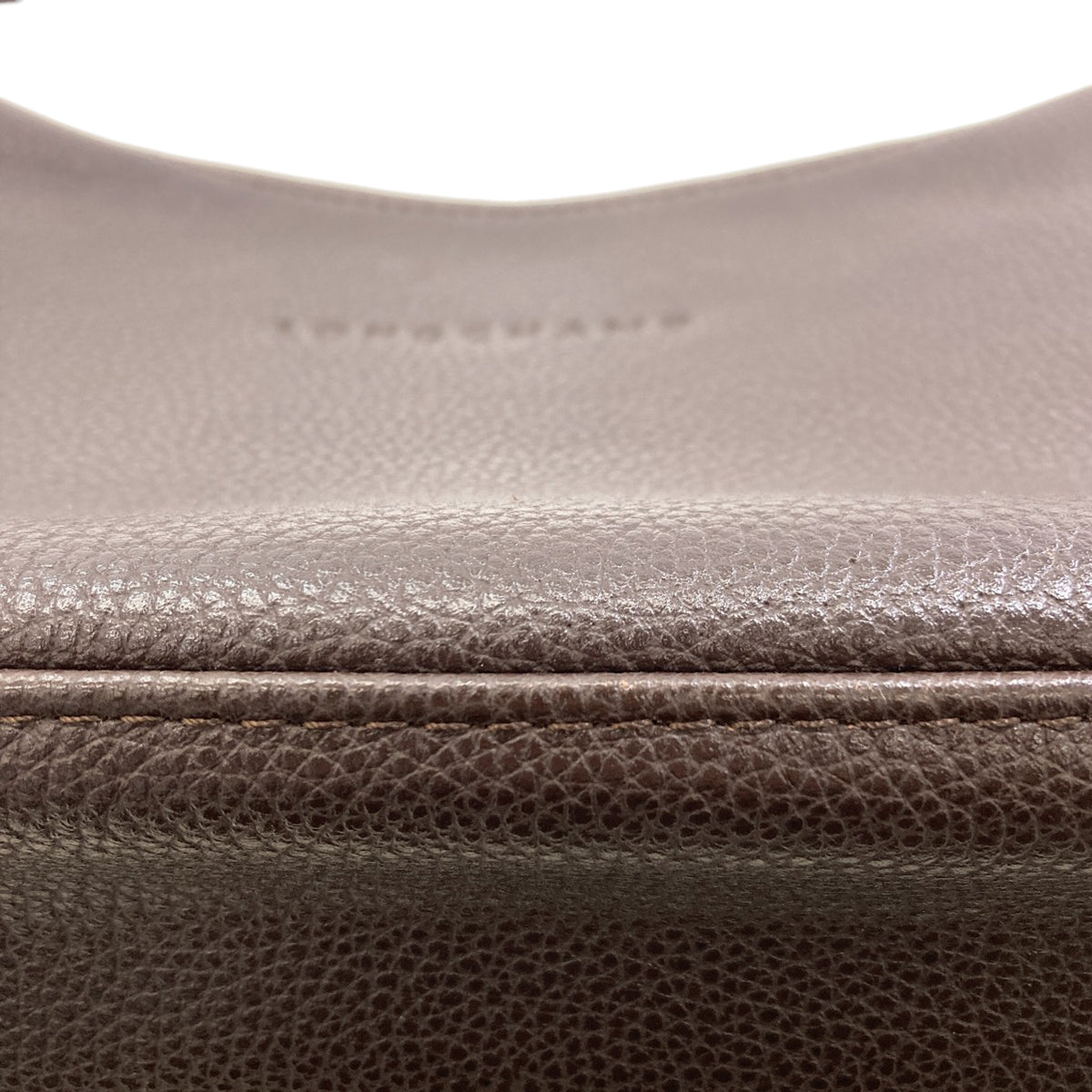 Longchamp logo Shoulder Bag Leather Ladies [Used]