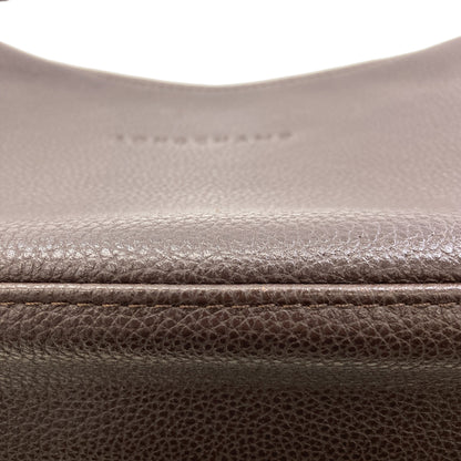 Longchamp logo Shoulder Bag Leather Ladies [Used]