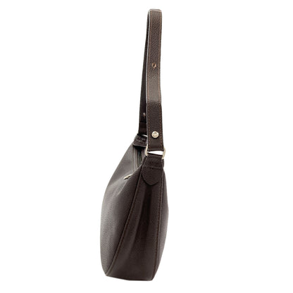 Longchamp logo Shoulder Bag Leather Ladies [Used]