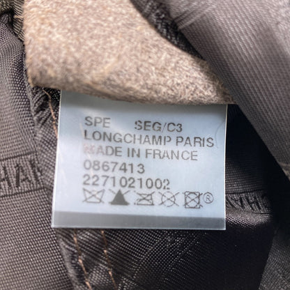 Longchamp logo Shoulder Bag Leather Ladies [Used]