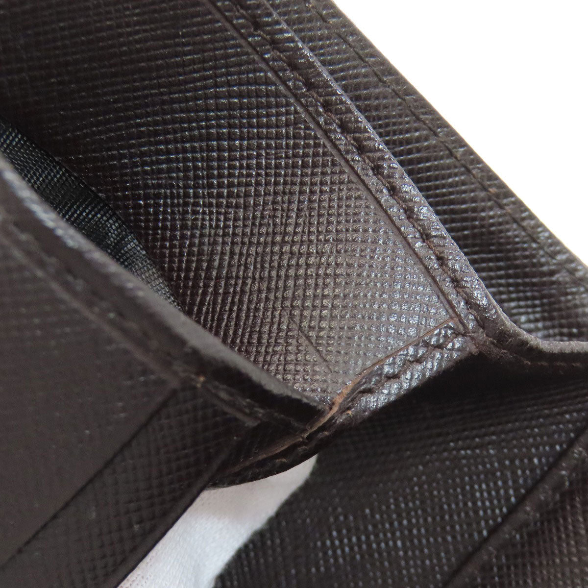 PRADA Logo Hardware Bifold Wallet with Coin Pocket Nylon Ladies [Used]