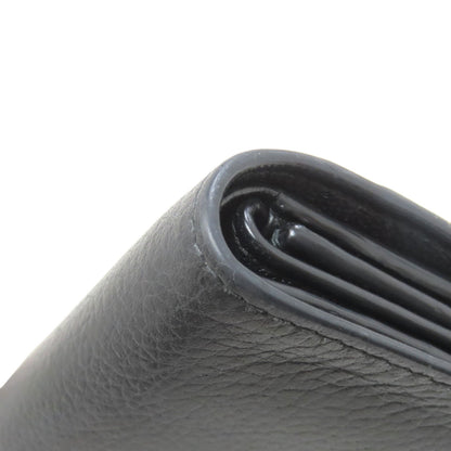 BALENCIAGA 594216 logo Bifold Wallet with Coin Pocket Calf Ladies [Used]