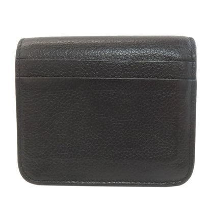 BALENCIAGA 594216 logo Bifold Wallet with Coin Pocket Calf Ladies [Used]