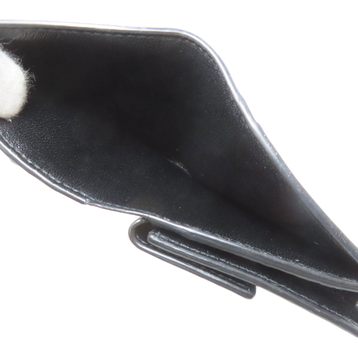 BALENCIAGA 594216 logo Bifold Wallet with Coin Pocket Calf Ladies [Used]