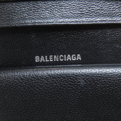 BALENCIAGA 594216 logo Bifold Wallet with Coin Pocket Calf Ladies [Used]