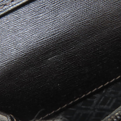 Dunhill Metal logo Long wallet (with coin pocket) Leather mens [Used]