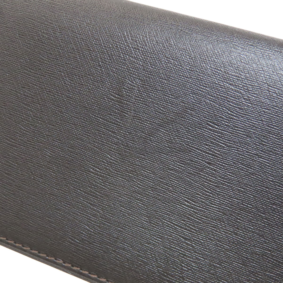 Dunhill Metal logo Long wallet (with coin pocket) Leather mens [Used]