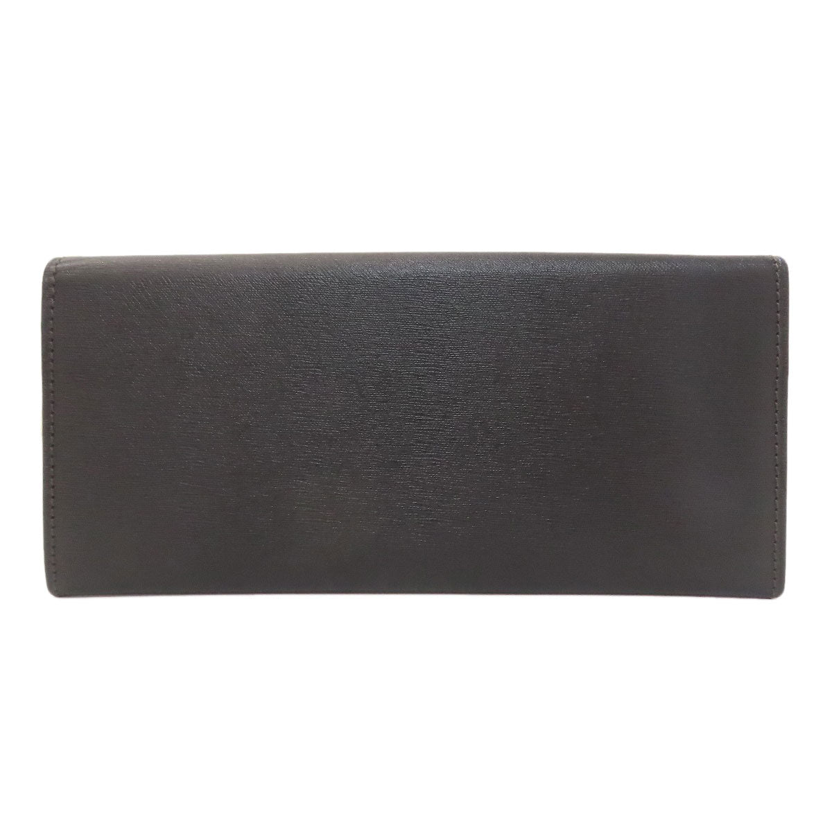 Dunhill Metal logo Long wallet (with coin pocket) Leather mens [Used]