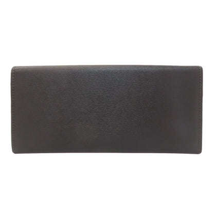 Dunhill Metal logo Long wallet (with coin pocket) Leather mens [Used]