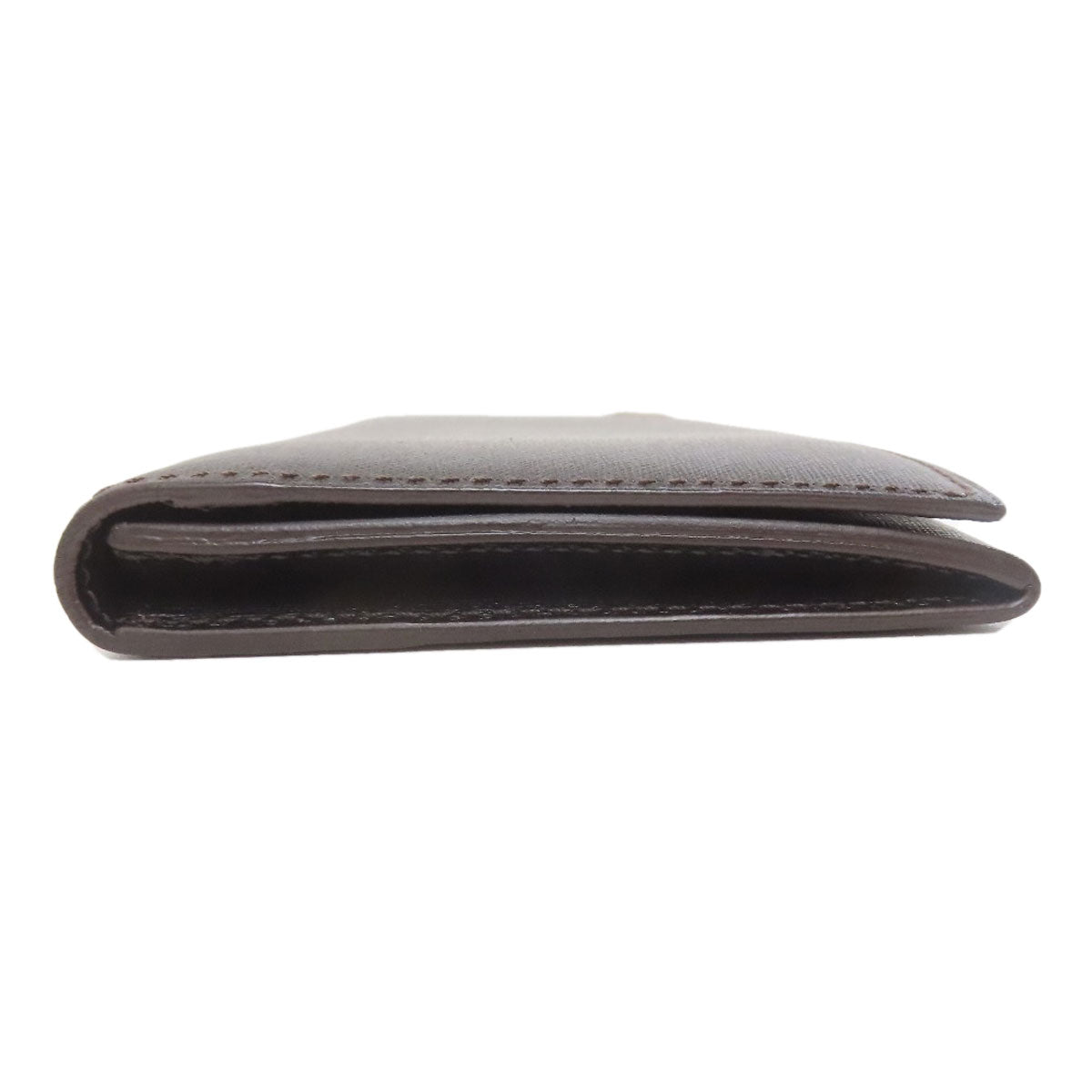 Dunhill Metal logo Long wallet (with coin pocket) Leather mens [Used]