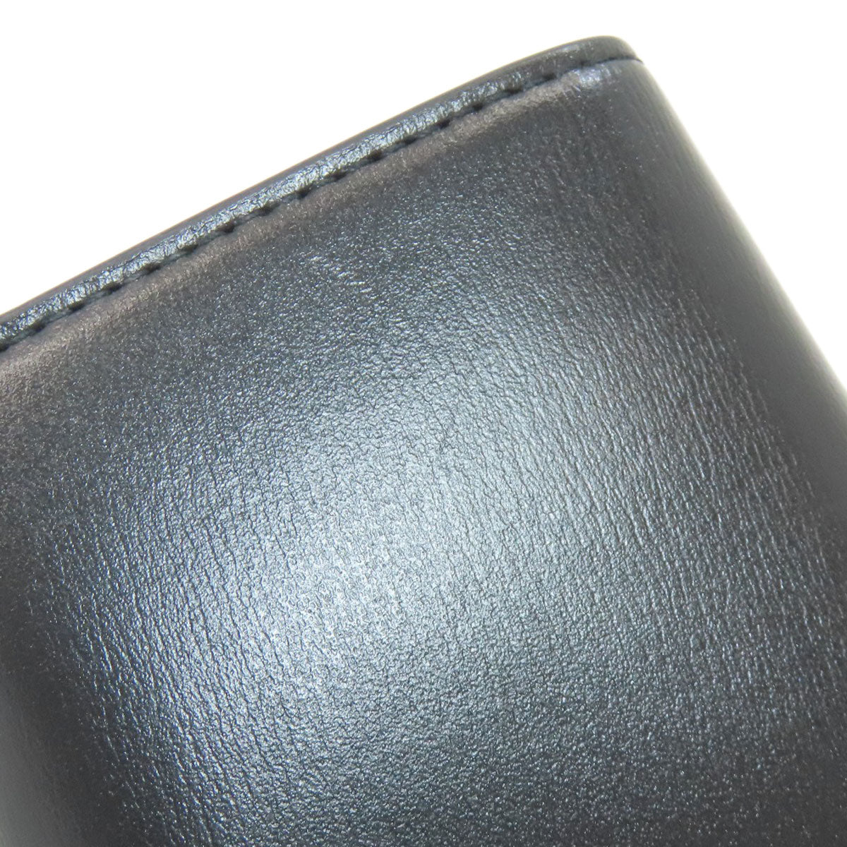 YVES SAINT LAURENT Logo Hardware key holder Leather Ladies [Used]
