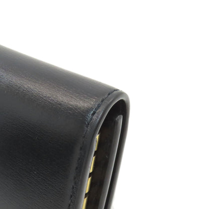 YVES SAINT LAURENT Logo Hardware key holder Leather Ladies [Used]