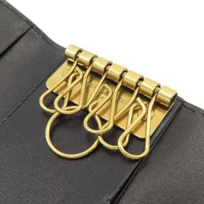 YVES SAINT LAURENT Logo Hardware key holder Leather Ladies [Used]