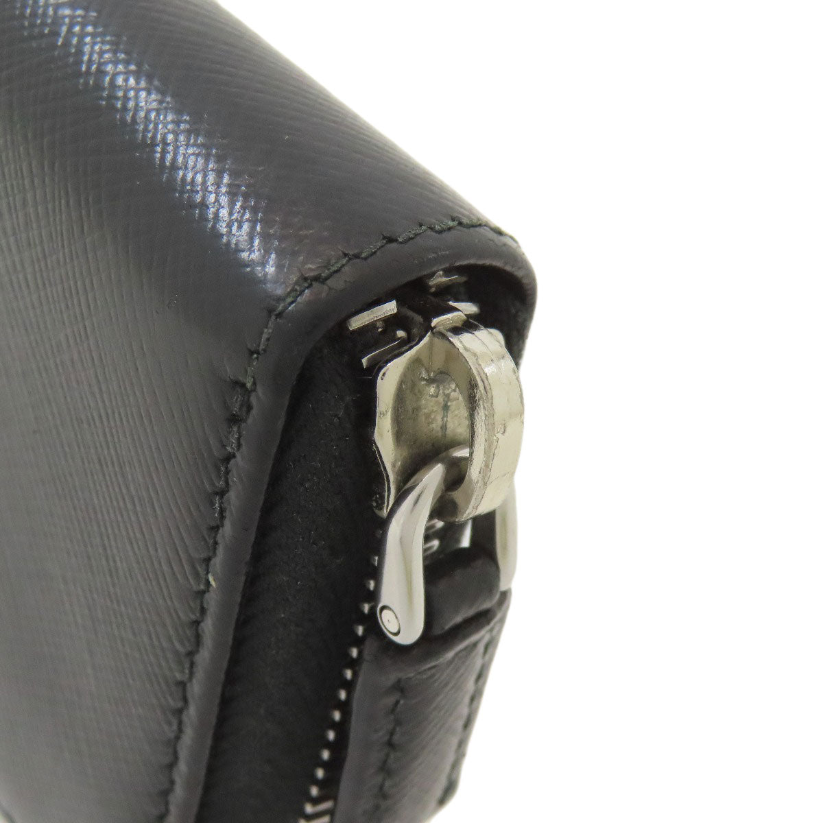 PRADA logo coin purse Safiano Ladies [Used]