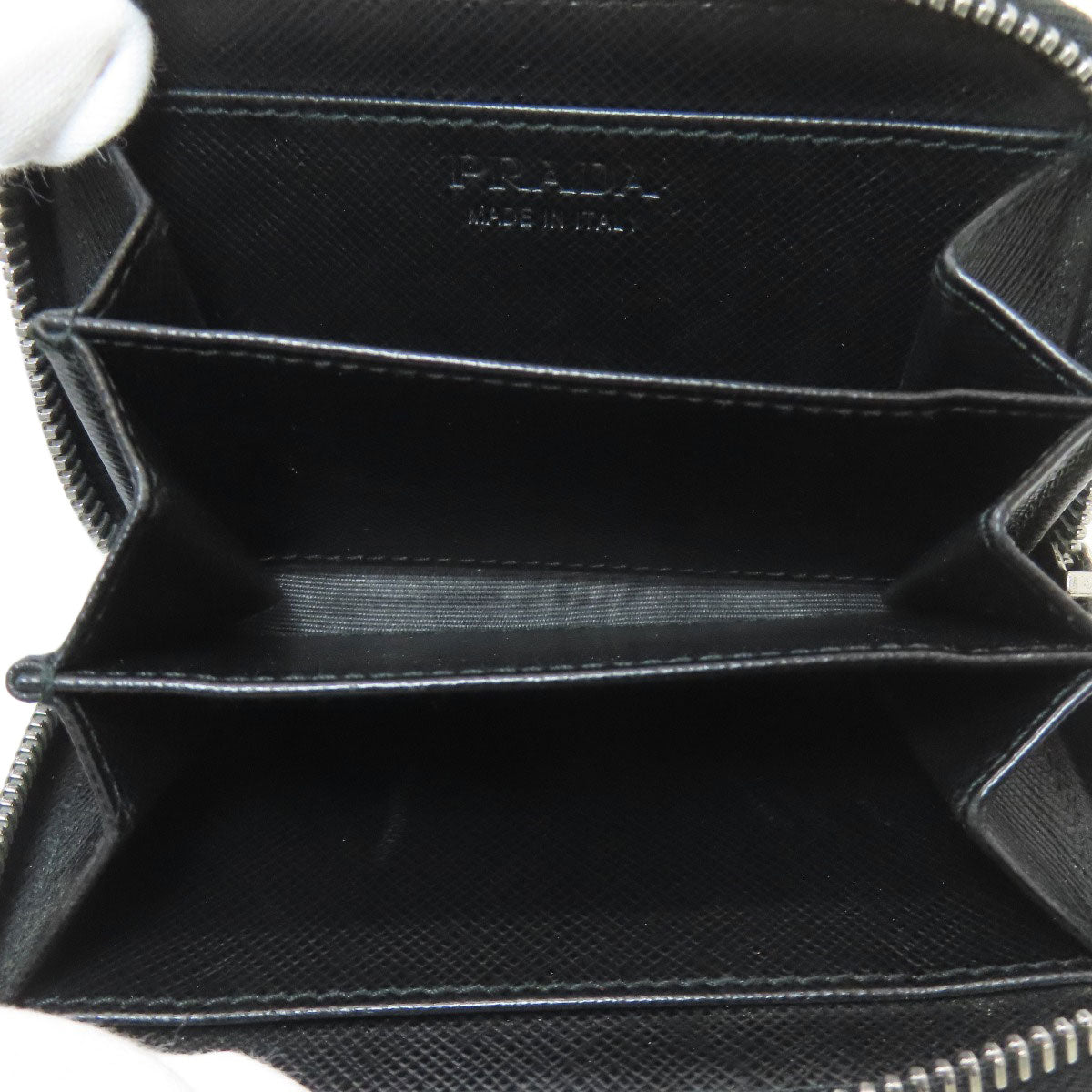 PRADA logo coin purse Safiano Ladies [Used]