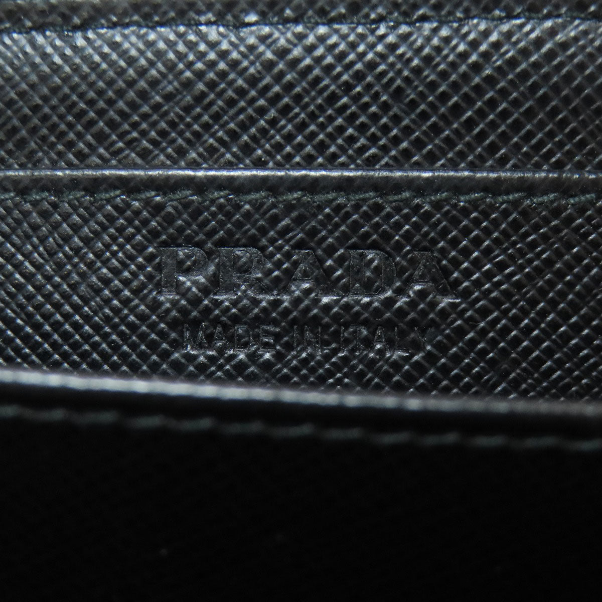 PRADA logo coin purse Safiano Ladies [Used]