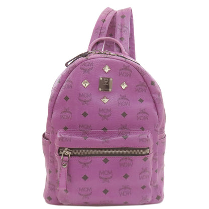 MCM All-over pattern studs Backpack Â· Daypack PVC Ladies [Used]