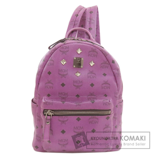 MCM All-over pattern studs Backpack Â· Daypack PVC Ladies [Used]
