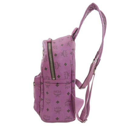 MCM All-over pattern studs Backpack Â· Daypack PVC Ladies [Used]