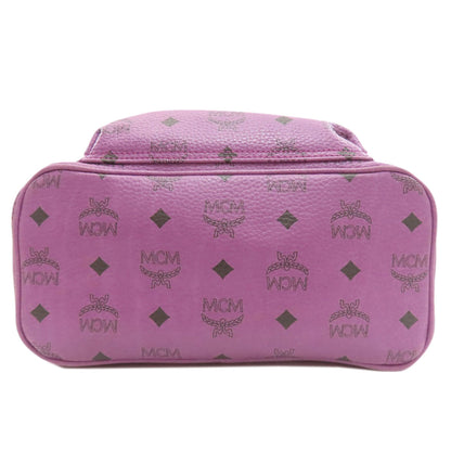 MCM All-over pattern studs Backpack Â· Daypack PVC Ladies [Used]