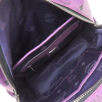 MCM All-over pattern studs Backpack Â· Daypack PVC Ladies [Used]